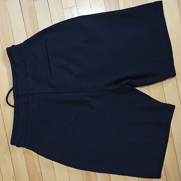 Zara Navy Waffleknit Shorts - Picture 4 of 7